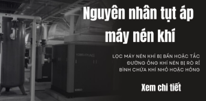 máy nén khí bị tụt áp
