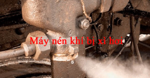 máy nén khí bị xì hơi