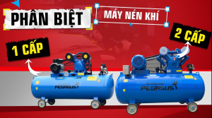 Phân biệt máy nén khí Piston 1 cấp và 2 cấp