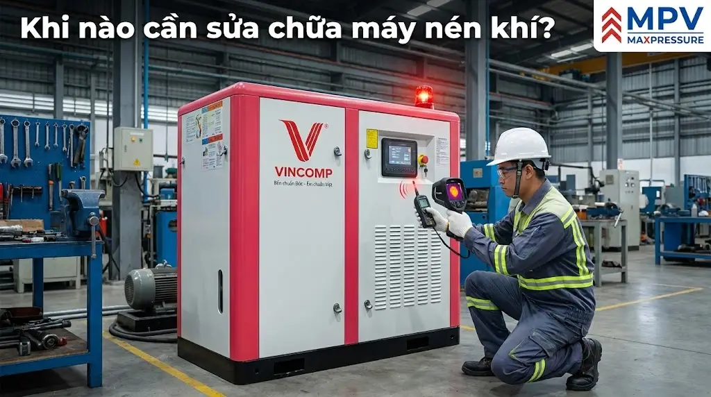 Khi nào cần sửa chữa máy nén khí?
